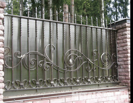 Кованные заборы